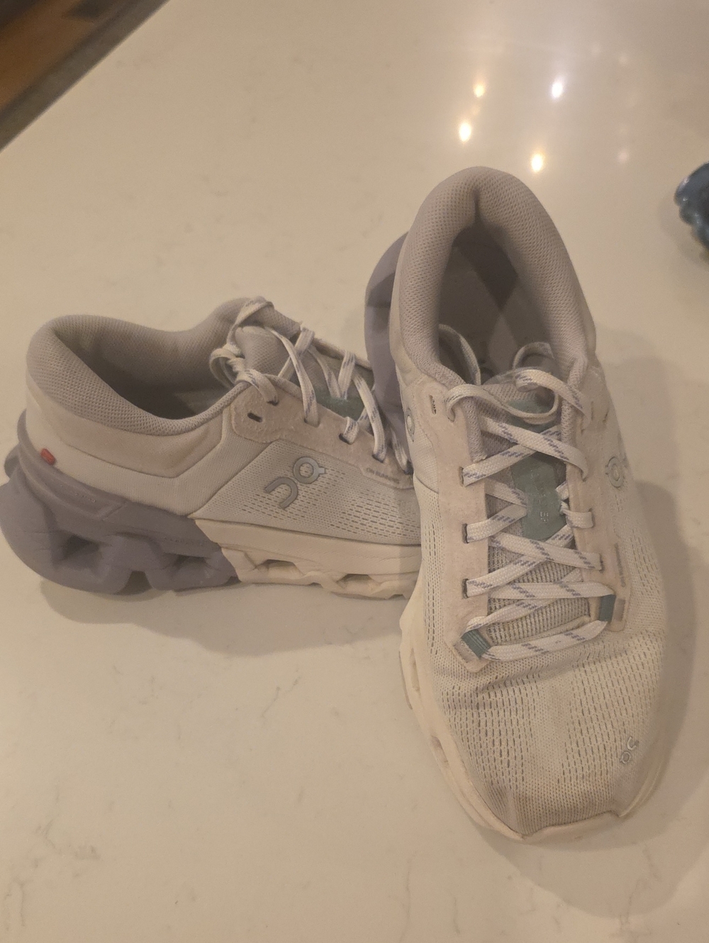On Running Women's Cloudflyer 5 Athletic Shoes - Light Gray